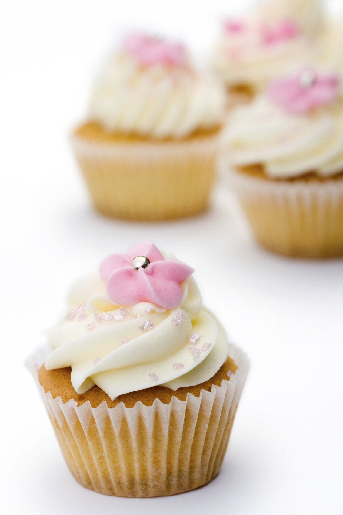 Cupcakes with white icing