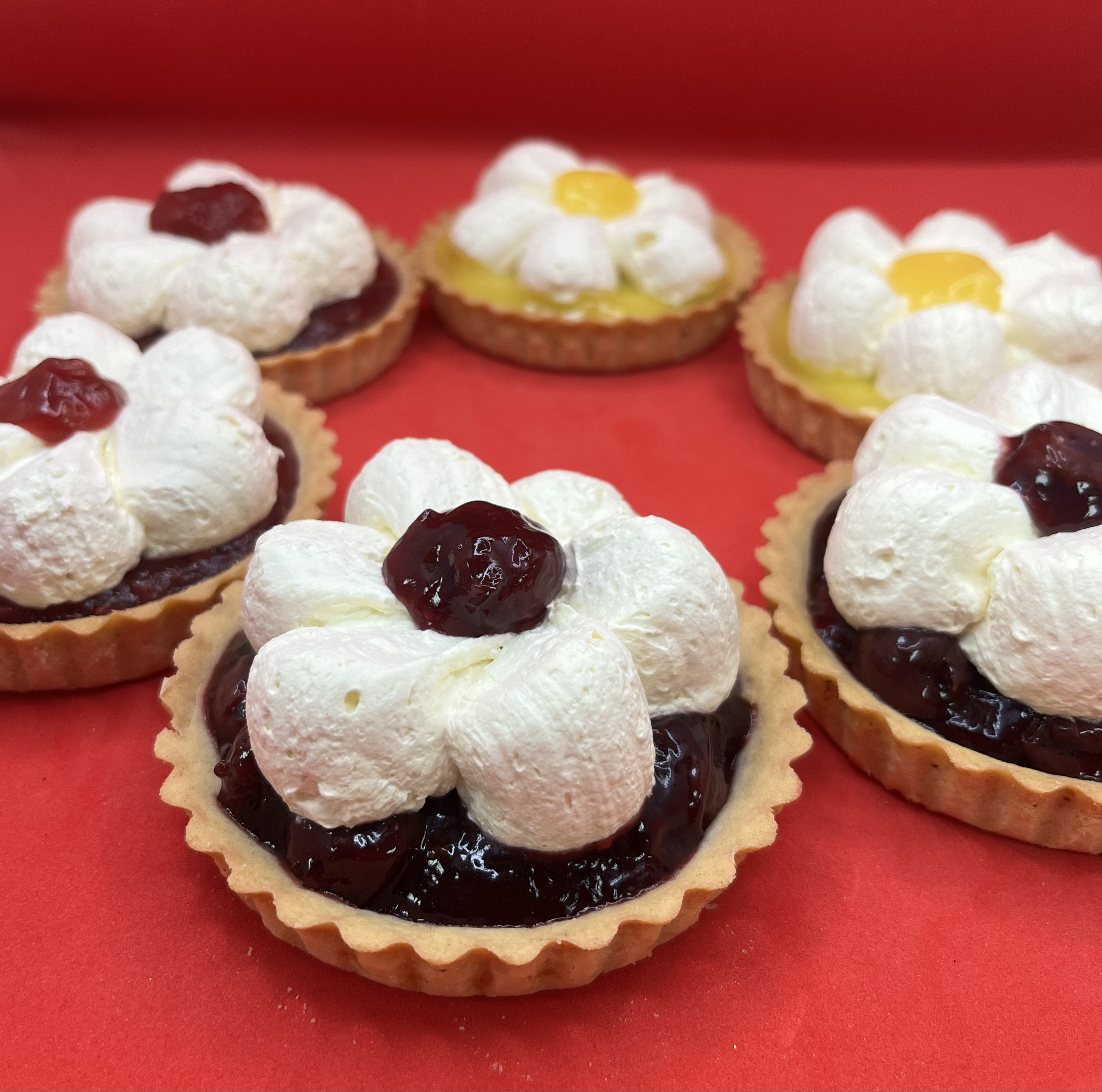 Flower Fruit Tarts