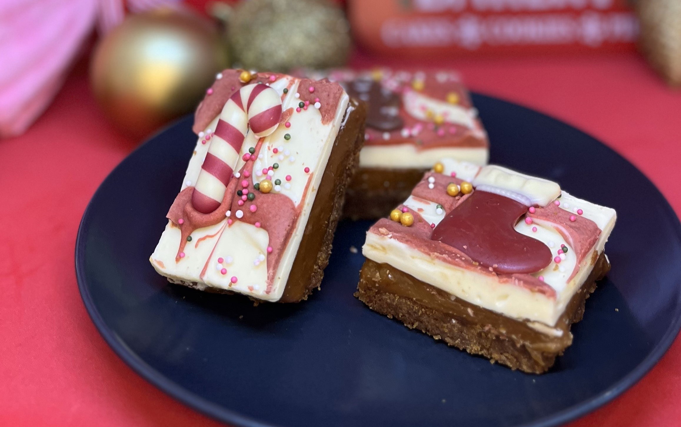 Christmas Biscoff Millionaire Shortbread