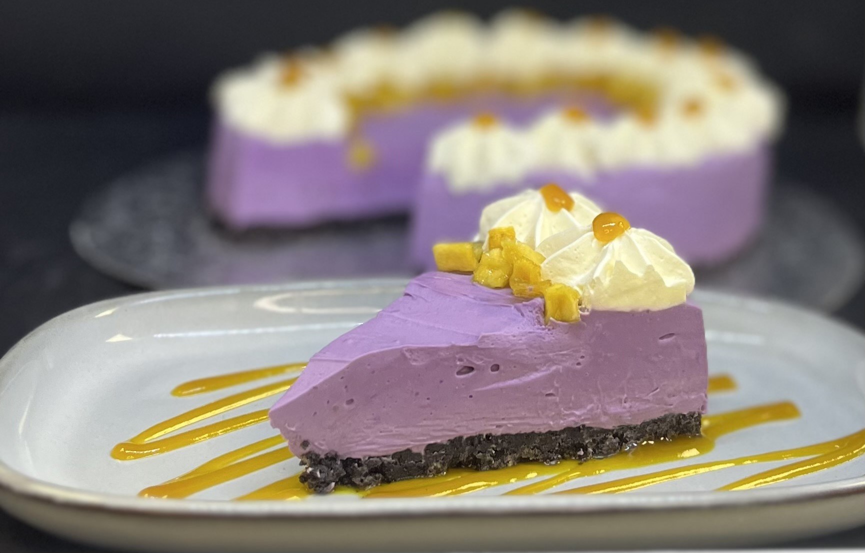 Ube Cheesecake 2