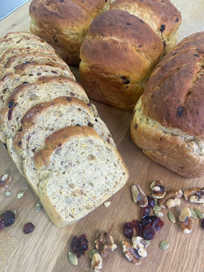 Fruit and Nut Chia Seed Bread