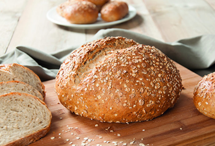 Chia Buckwheat Round Bloomer using Sonneveld Vitason Chia Buckwheat